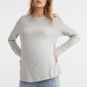 H&M MAMA 2-pack Cotton Tops size medium